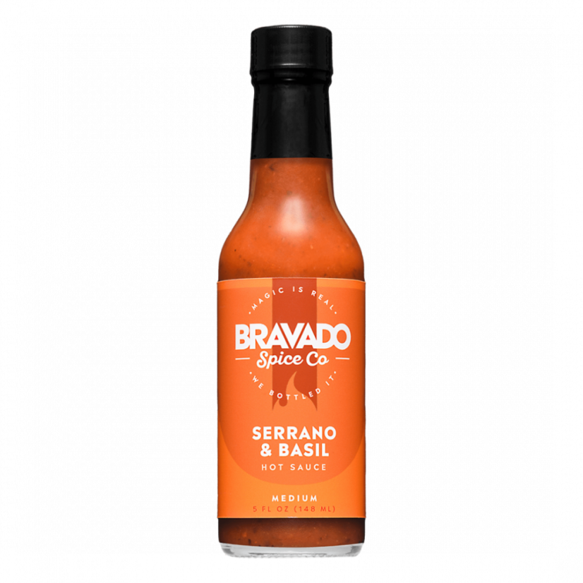 Bravado Serrano & Bazalka chilli omáčka  148 ml