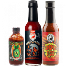 Hot Ones chilli omáčky Extreme Hot Trio pack