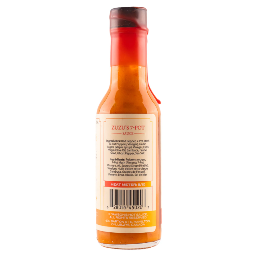 Dawson´s Zuzu´s 7-Pot chilli omáčka 155ml