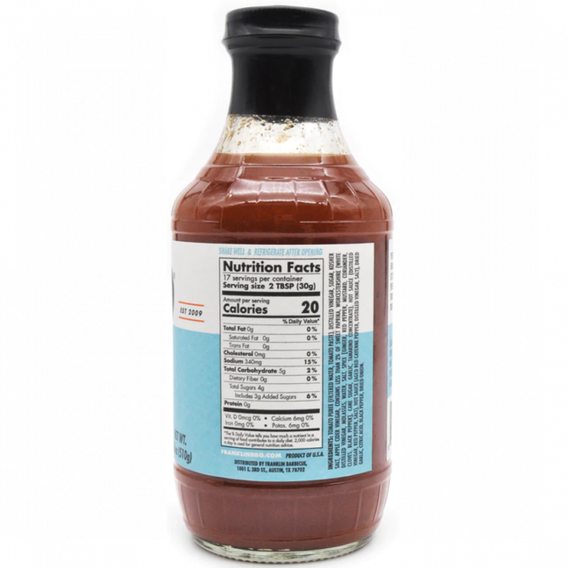 Franklin Barbecue Vinegar BBQ omáčka 510g