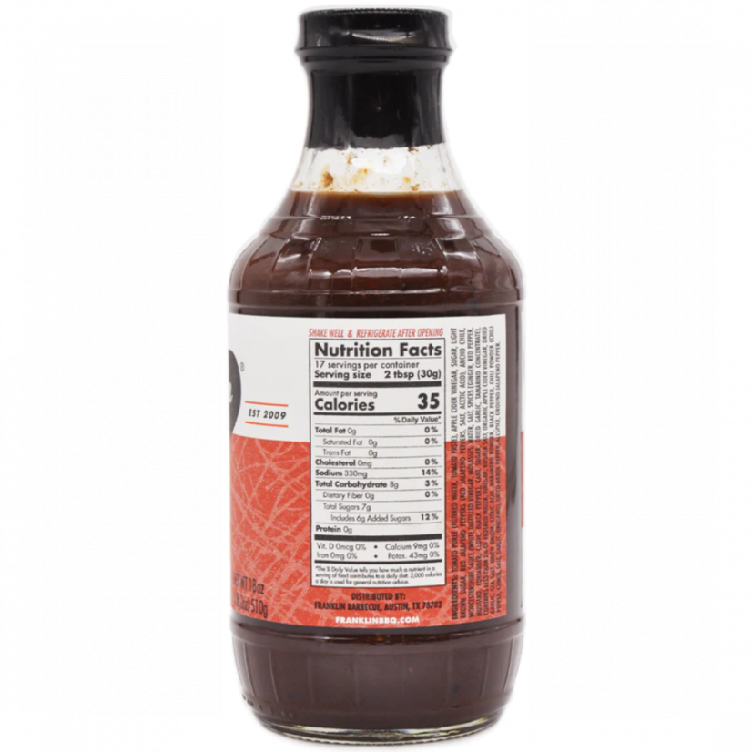 Franklin Barbecue Spicy BBQ omáčka 510g