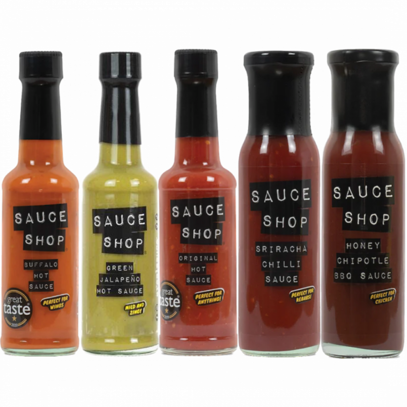 Sauce Shop chilli omáčky 5 pack