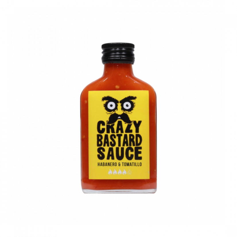 Crazy Bastard Habanero & Tomatillo chilli omáčka 100ml