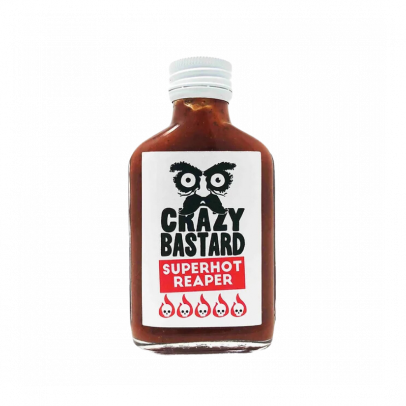 Crazy Bastard Superhot Reaper chilli omáčka 100ml