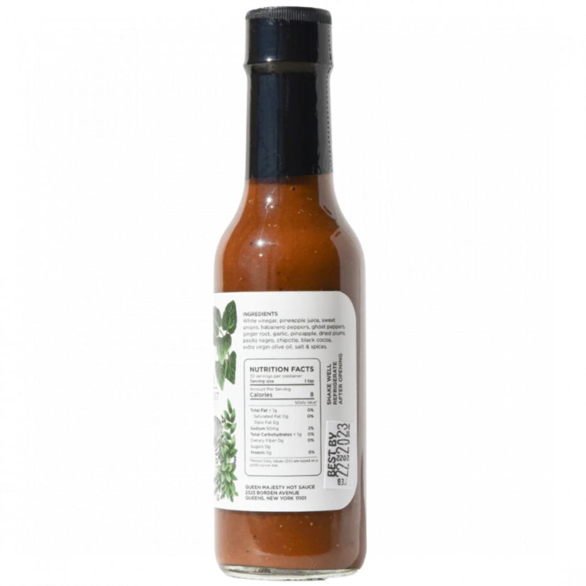 Queen Majesty Kakao & Ghost Pepper chilli omáčka 147ml