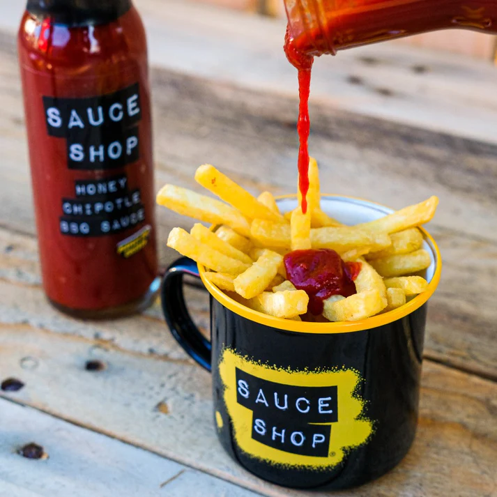 Sauce Shop BBQ omáčka Med a Chipotle 340g