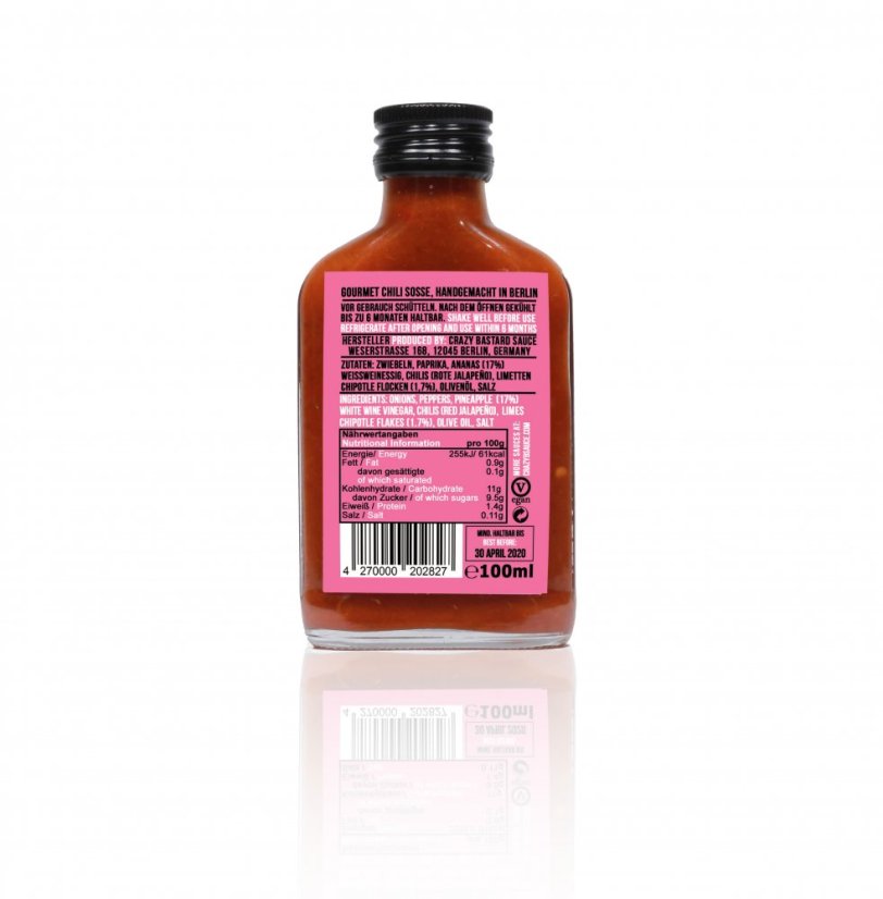 Crazy Bastard Chipotle & Ananas chilli omáčka 100ml