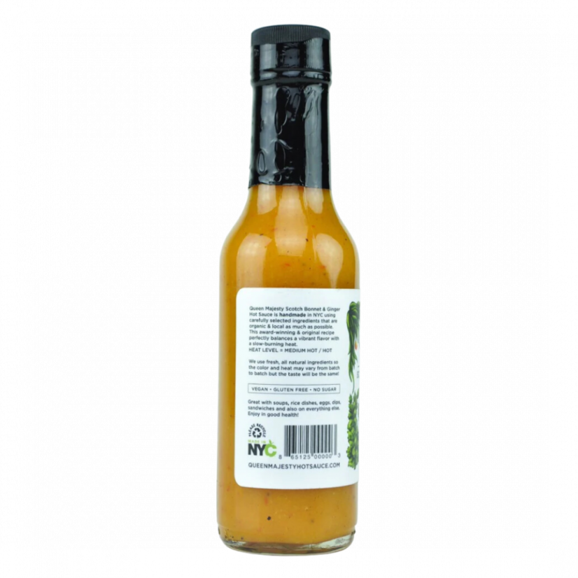 Queen Majesty Scotch Bonnet & Zázvor chilli omáčka 147ml