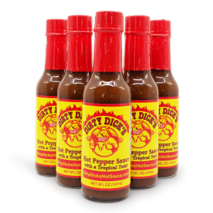 Světově proslulá chilli omáčka Dirty Dick´s with tropical twist
