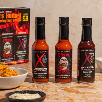 Chilli omáčky Elijah´s Extreme exkluzívne iba na Saucy.sk