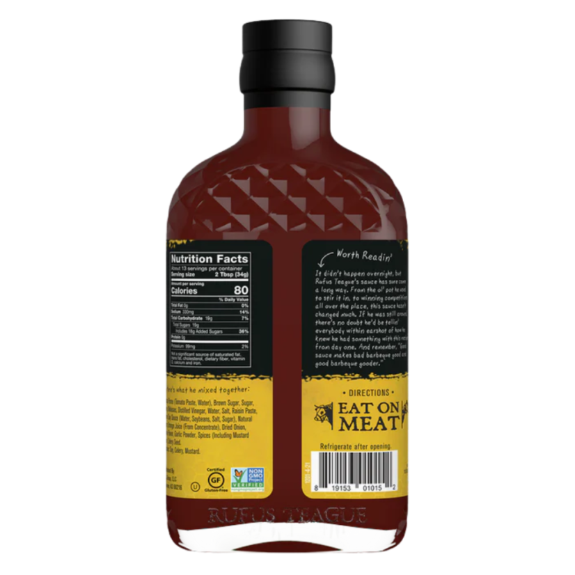 Rufus Teague Honey Sweet BBQ omáčka 432g